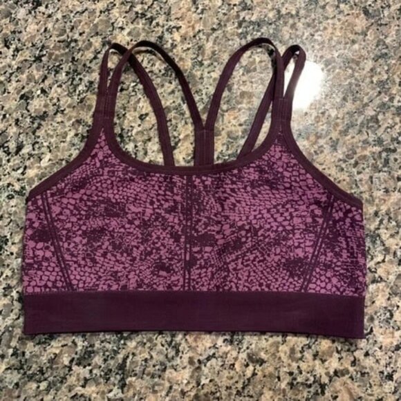 C9 Champion Purple Pink Racerback Sports Bra Size Large EUC #M-283 - Picture 7 of 7